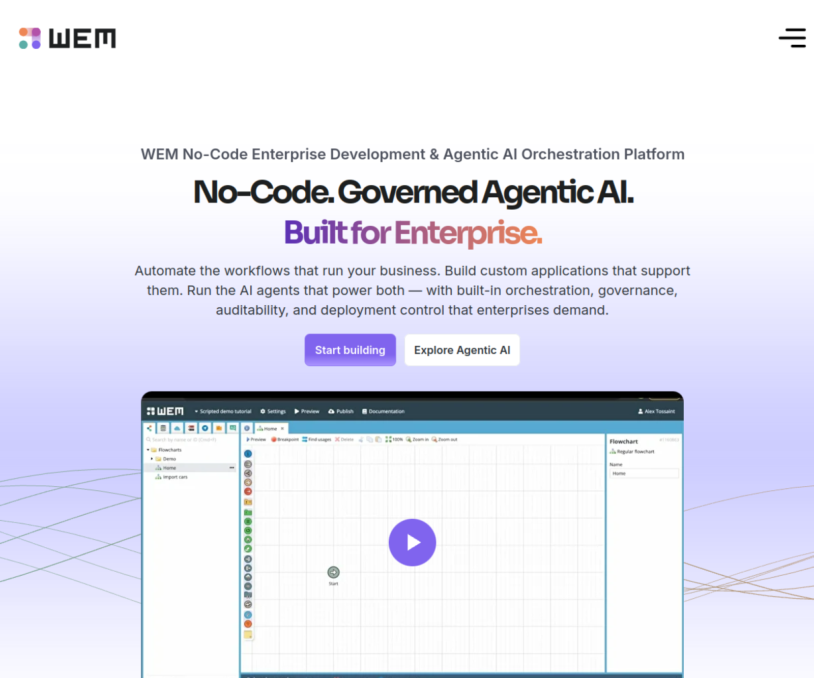 WEM.io project preview